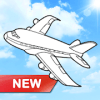 ✈️ Airplane Flight Pilot Coloring