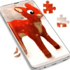 Cute Reindeer Puzzle Game
