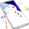 Happy Snowman Puzzle Game