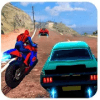 Spiderman Car Vs Bike Race Ultimate
