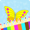 Coloring Book : Butterfly & Bug Pages