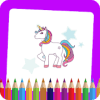 Unicorn coloring book for kids加速器