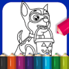 Paw Puppy Coloring Book加速器