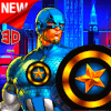 CAPTAIN AVENGE IRON JET AMERICA 3D COLORING BOOK