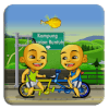 Little Boy Upin-Ipin Escape Bike