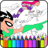 Teen Titans Coloring Book