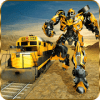 Futuristic Train Real Robot Transformation Game