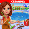 Big Home Cleanup and Wash : House Cleaning Game