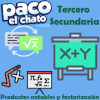 Productos notables y factorización Tercero Sec