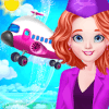 Airport Mania Fun Time - Manager & Cashier Game