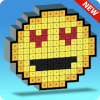 **Color by number EMOJIS - Pixel Art