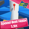 Speed Ball Helix 2.5X - Jump Down Game