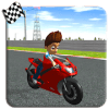 Super Ryder Motor Race 3D - paw racing games free