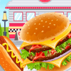 Burger Shop Cooking Chef - Fast Food Restaurant