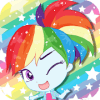 Mini Ponies Rainbow Pinkie Dress Up