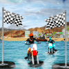 Beach Water Surfer Bike Rider - Motorcycle Racing加速器