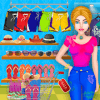 Summer Mall Shopping Girl: Cash Register Store