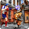 American Football Player Fighter
