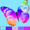 Butterfly Color By Number, butterfly coloring .加速器