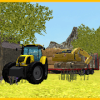 Tractor Driving 3D: Excavator Transport