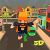 Grand Toon City Flying Blocky Hero Rescue Mission