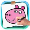 Coloring Peepa For Pig Paint Book加速器