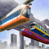 Sky Train Adventure Rail Drive : Train driving Sky