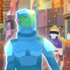 Top Tap Robot: Crossy Cyberpunk Swipe Simulator