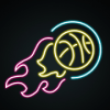 Neon Dunk – Tap & Dunk Bouncing Ball Game