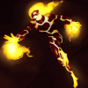 Fire Super Hero Fighting Aliens : Alien Action