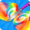 Rainbow Swiss Roll Cake Maker! New Cooking Game