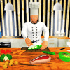 Chef Cooking Virtual Restaurant Kitchen