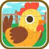 Chicken family puzzle 4 kids加速器