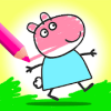 Pig Coloring book Pepaa Cartoon