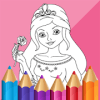 ColorSwipe - Princess Coloring Book for Kids