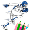 American Football Coloring