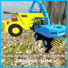 Excavator Works Mining Sim