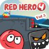 Red ball new 4: Ball roller game