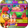 Chicken nuggets factory- cooking & delivery game
