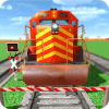 Real Railroad Train Crossing - Free Train Games