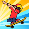 Tap Tap Skateboard Wheelie