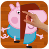 Puzzle Shapes Peepya Game for Pig Cartoon加速器