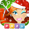 Girls Hair Salon Christmas by PAZU Games