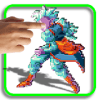 Pixel art dbz paint by number sandbox coloring