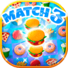 Crush The Burger ! Deluxe Match 3 Game加速器