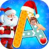 Trace Alphabets & Number With Santa - ABC & 123