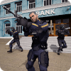 NY Police Battle Bank Robbery Gangster Crime