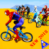 Superheroes Bmx Tricky Racing Games