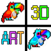 Coloring Pixel Art 3D : Coloring Book