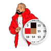 Hip Hop Pixel Color By Number Book